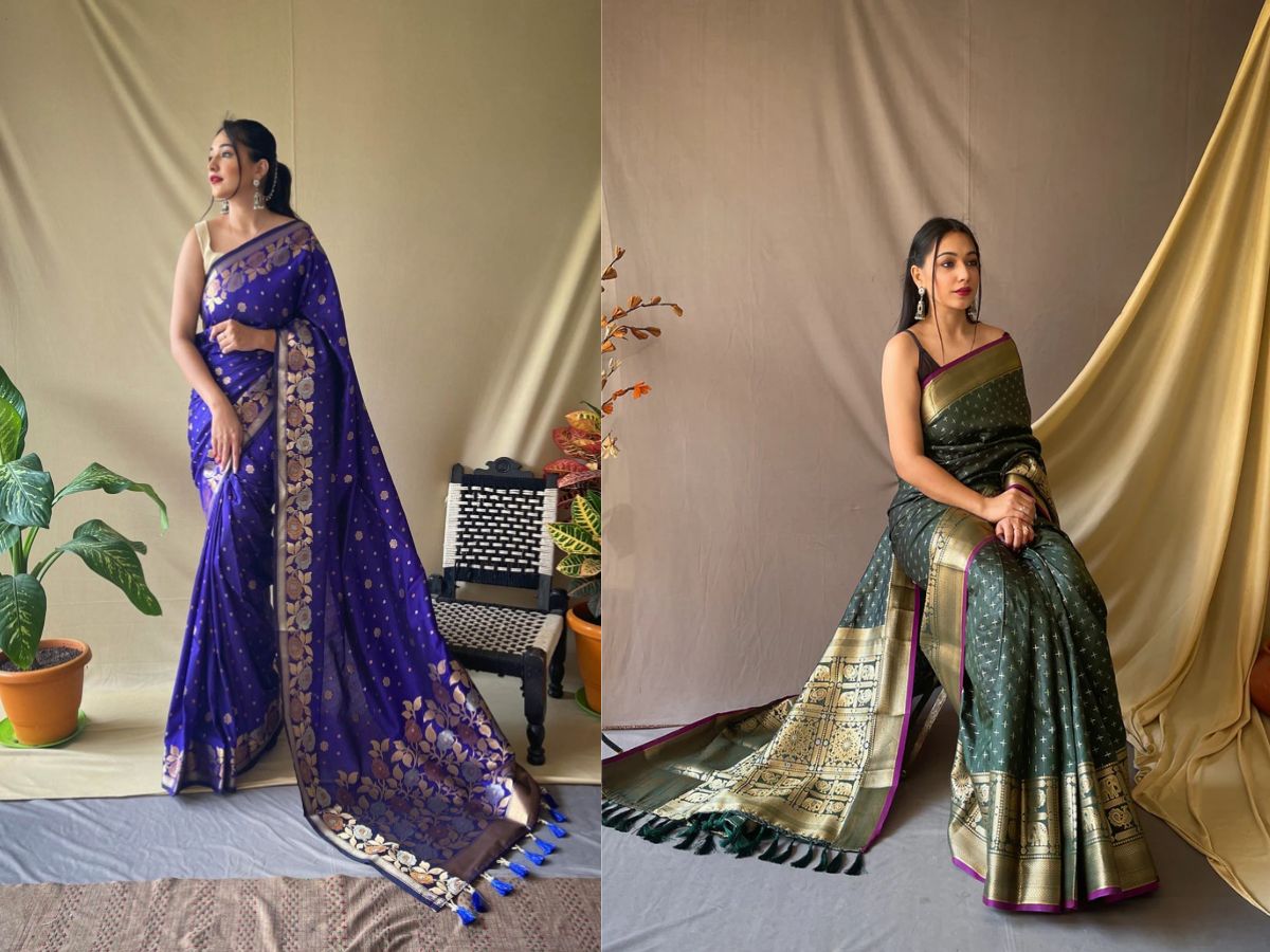 Banarasi Saree Styles: 7 Celebrity Inspired Saree Designs To Elevate The Look - Photo Gallery