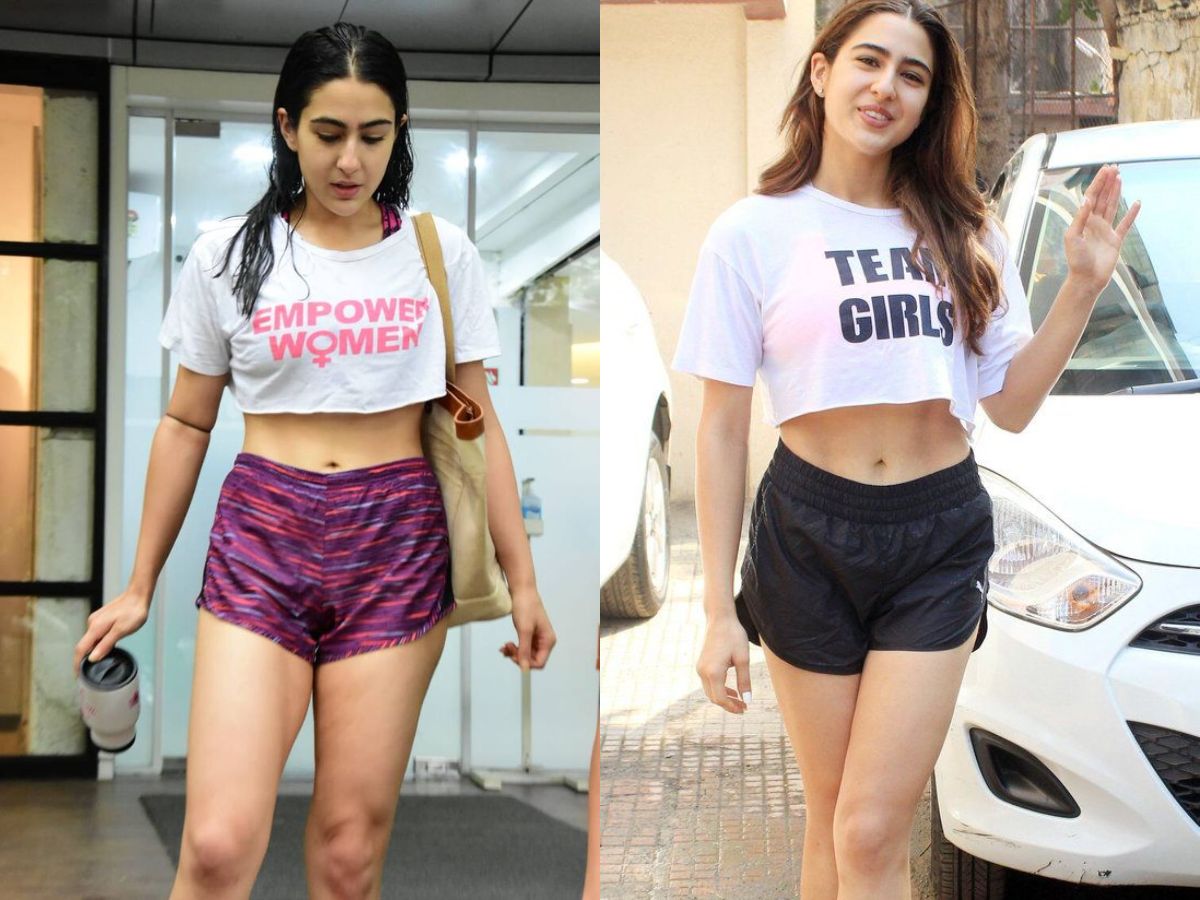 7-bollywood-actresses-looking-hot-in-crop-tops-from-nora-fatehi-to-sara-ali-khan 7 Bollywood Actresses Looking Hot in Crop Tops: From Nora Fatehi to Sara Ali Khan - Photo Gallery