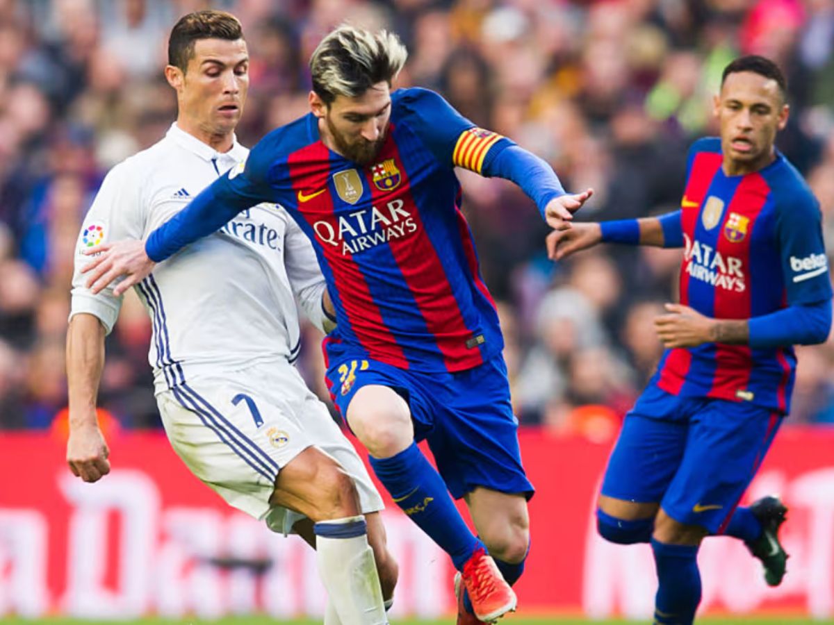 In the 2008–09 El Clasico at the Santiago Bernabeu, Pep Guardiola's Barcelona decimated Real Madrid in one of the biggest defeats in their history, winning 6-2. Messi and Henry both scored two goals, and Piqué even got in on the act with a late goal as well. Pep's tactical genius, playing Messi as a false 9, completely shredded Madrid's back-four. A defining fixture for both FC Barcelona and Pep Guardiola, it was a performance that demonstrated Barca's brilliance. (Image credit: Olympics) - Photo Gallery