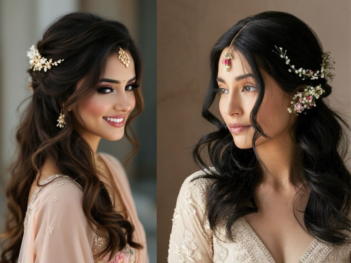 hariyali-teej-2025-traditional-beautiful-hairstyle-ideas-for-women-to-complement-with-traditional-outfits Hariyali Teej 2025 Hairstyles: 7 Beautiful And Traditional Hair Ideas To Complete Your Festive Look - Photo Gallery