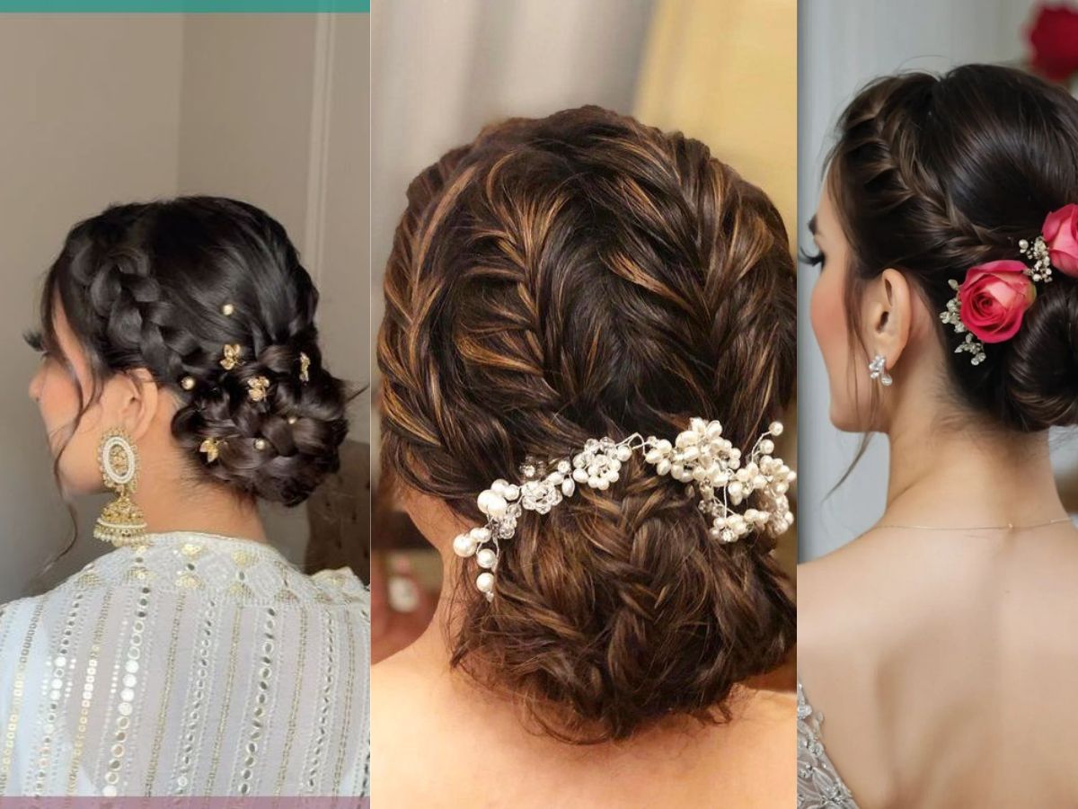 hariyali-teej-2025-traditional-beautiful-hairstyle-ideas-for-women-to-complement-with-traditional-outfits Hariyali Teej 2025 Hairstyles: 7 Beautiful And Traditional Hair Ideas To Complete Your Festive Look - Photo Gallery