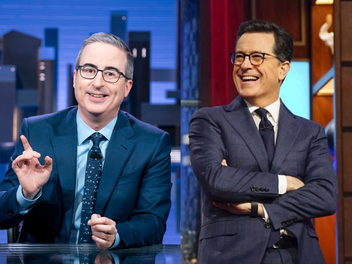 John Oliver Is Partly Excited Over Cancellation of 'The Late Show With  Stephen Colbert But Calls It 'Very, Very Sad News' - NEWSX
