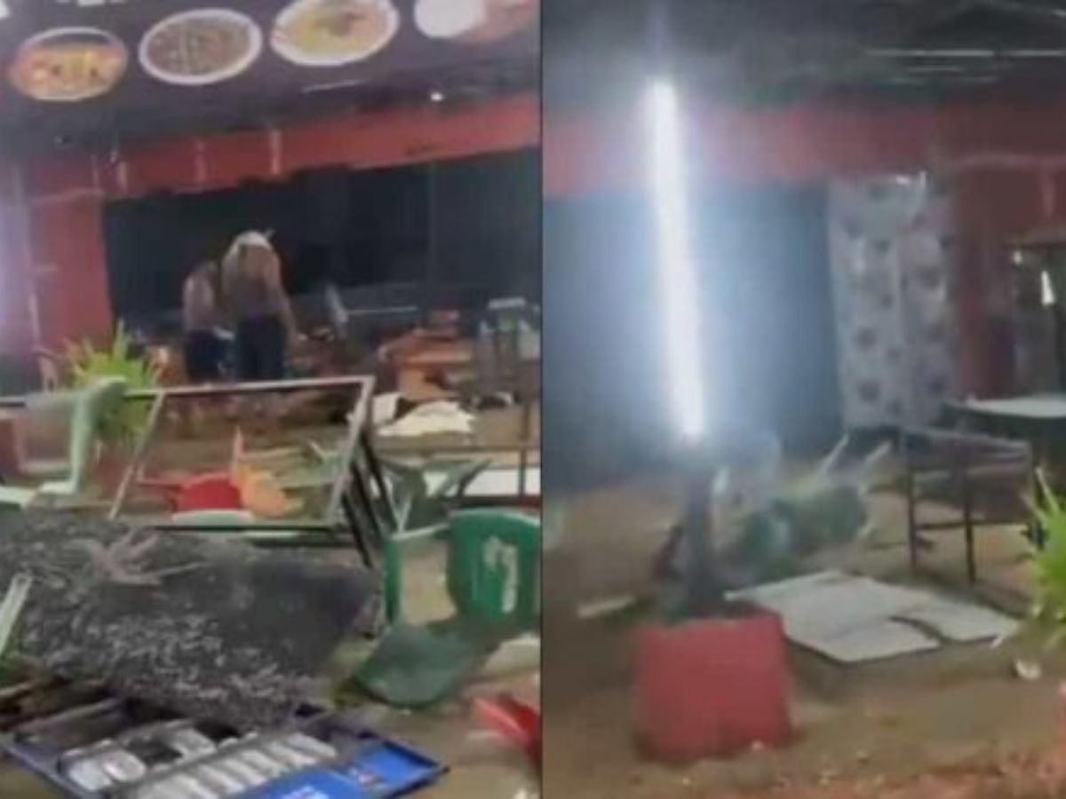 Eatery Ransacked Over Onions/Identity In Muzaffarnagar(Image Credit-X) - Photo Gallery