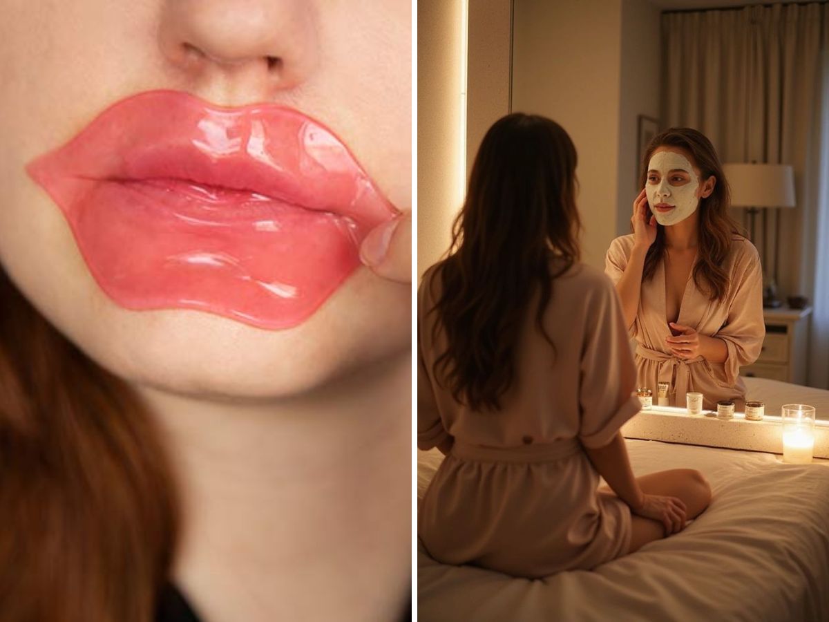 wake-up-flawless-the-five-beauty-sleep-secrets-no-one-told-you Apply A Face And Lip Mask Before Bed(Image Credit- Pinterest) - Photo Gallery
