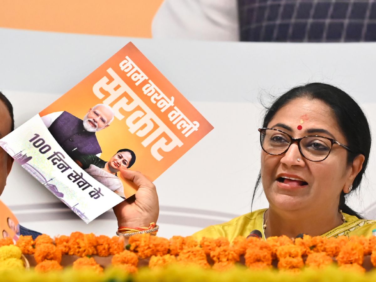 happy-birthday-delhi-cm-rekha-gupta-celebrating-the-leader-who-rose-through-the-ranks Early Governance And Focus As CM(Image Credit- Google) - Photo Gallery