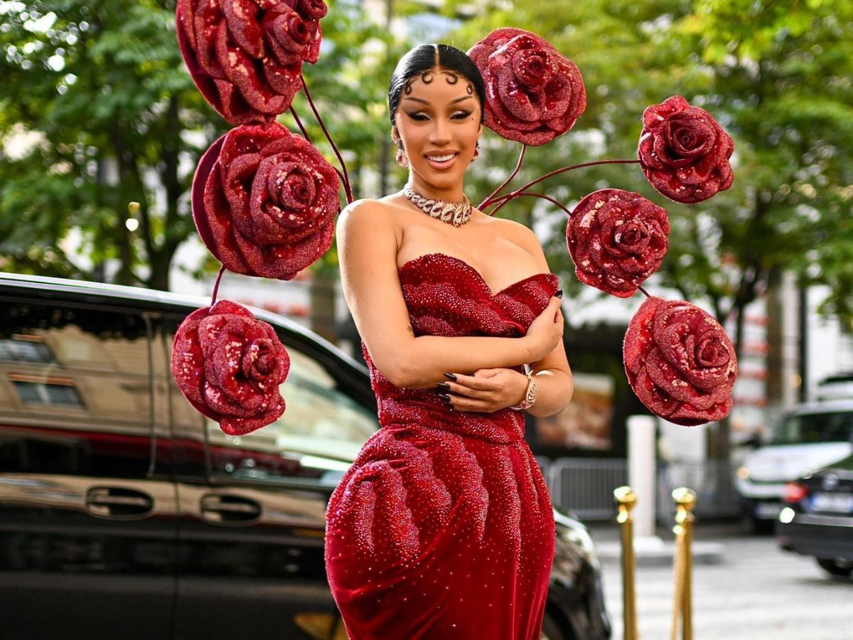 Cardi B Shines in Rahul Mishra & Tanishq Diamonds at Paris Haute Couture Week 2025 - Photo Gallery