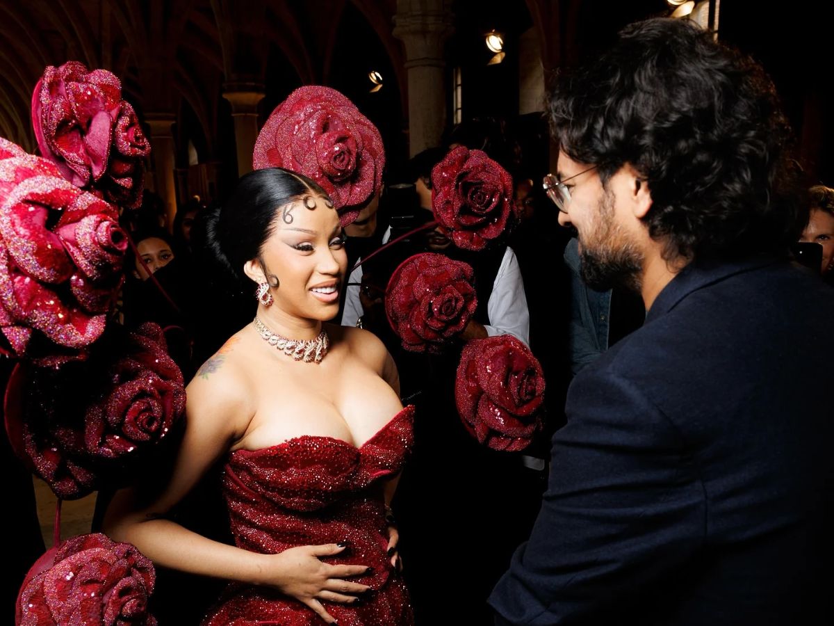 Cardi B Shines in Rahul Mishra & Tanishq Diamonds at Paris Haute Couture Week 2025 - Photo Gallery
