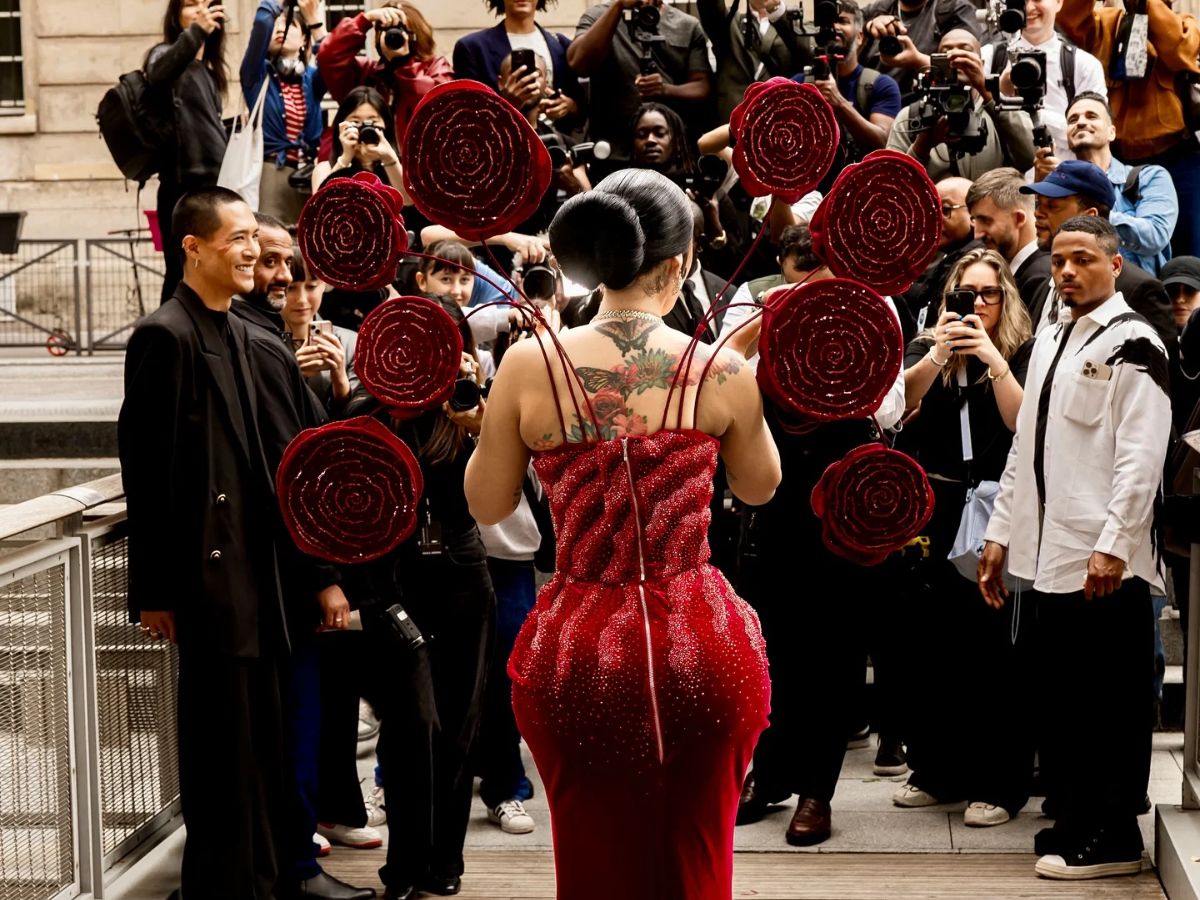 Cardi B Shines in Rahul Mishra & Tanishq Diamonds at Paris Haute Couture Week 2025 - Photo Gallery