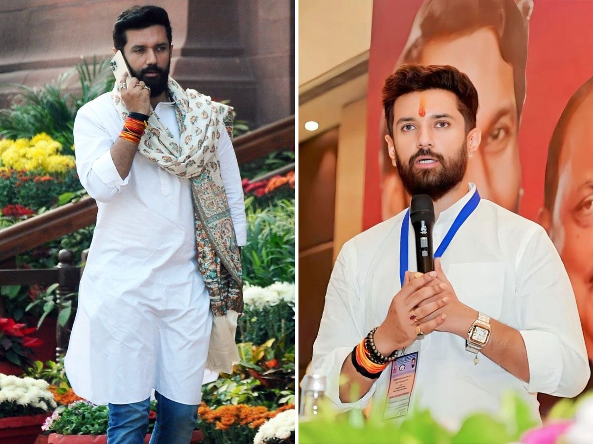 in-pics-from-pm-narendra-modi-to-shashi-tharoor-11-leaders-who-took-style-seriously-in-indian-parliament Chirag Paswan – Bollywood Looks, Political Roots(Image Credit- Pinterest) - Photo Gallery