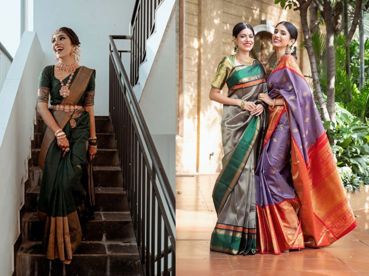 from-banarasi-to-kanjeevaram-8-famous-traditional-sarees-from-north-to-south-in-pics From Banarasi To Kanjeevaram: 8 Famous Traditional Sarees from North to South – In Pics - Photo Gallery