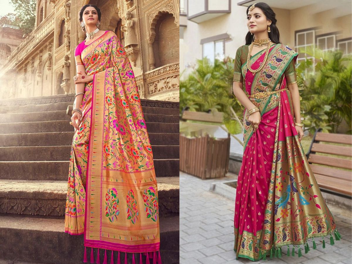 from-banarasi-to-kanjeevaram-8-famous-traditional-sarees-from-north-to-south-in-pics From Banarasi To Kanjeevaram: 8 Famous Traditional Sarees from North to South – In Pics - Photo Gallery