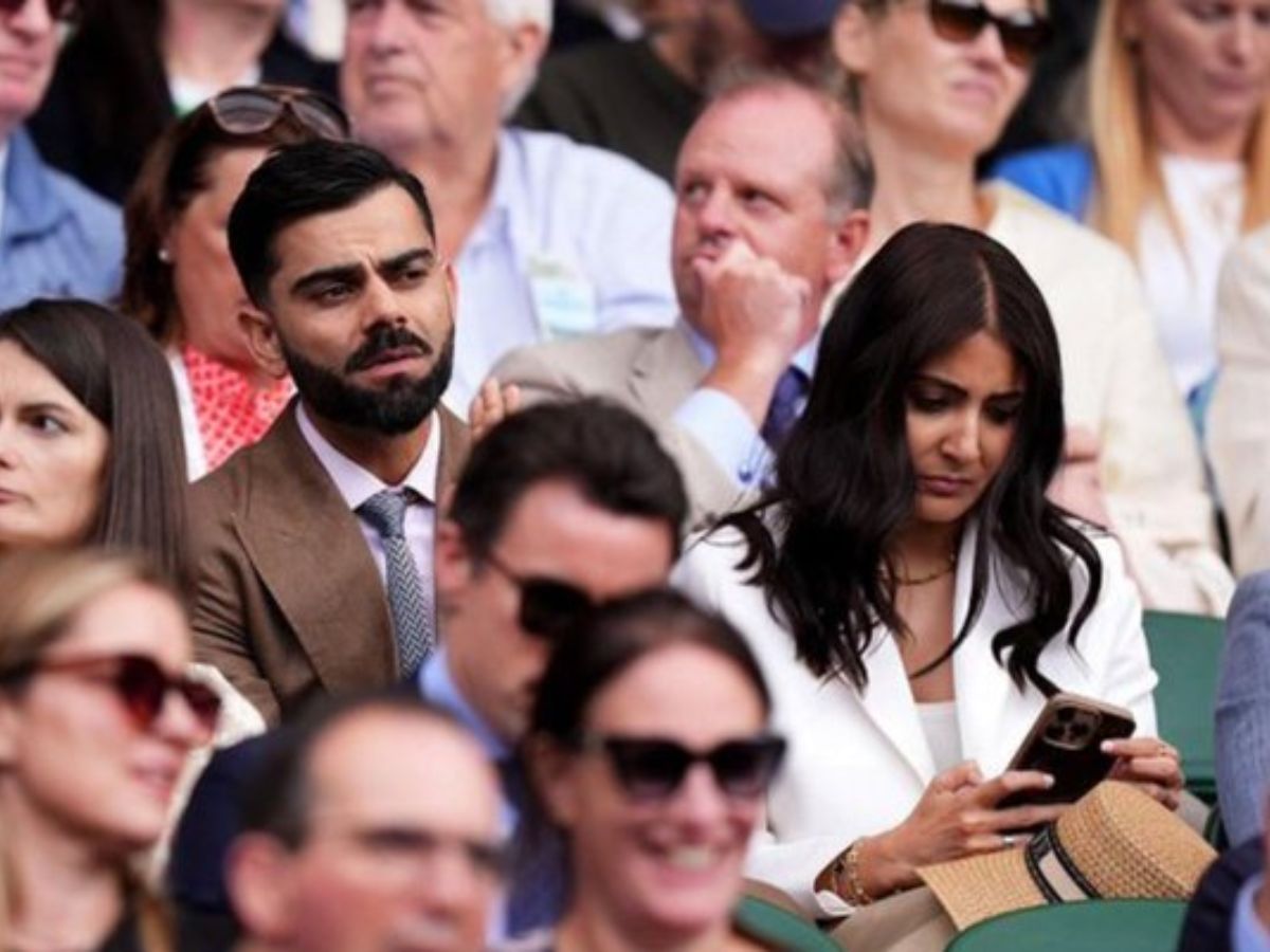 Virat Kohli and Anushka Sharma joined the star-studded crowd at Wimbledon’s Centre Court Monday to watch Novak Djokovic face Australian Alex De Minaur. - Photo Gallery