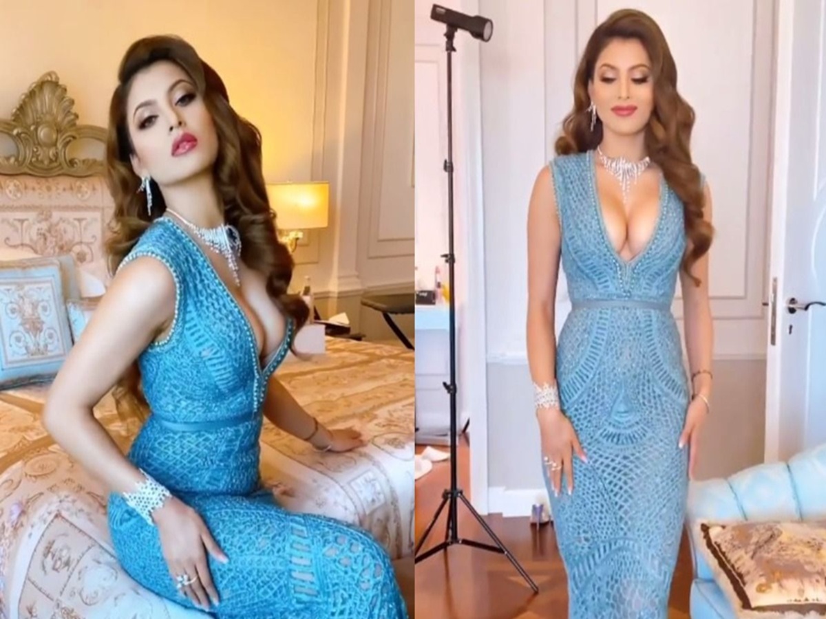 urvashi-rautelas-plunging-dress-sets-social-media-on-fire Urvashi Rautela’s Plunging Dress Sets Social Media on Fire - Photo Gallery