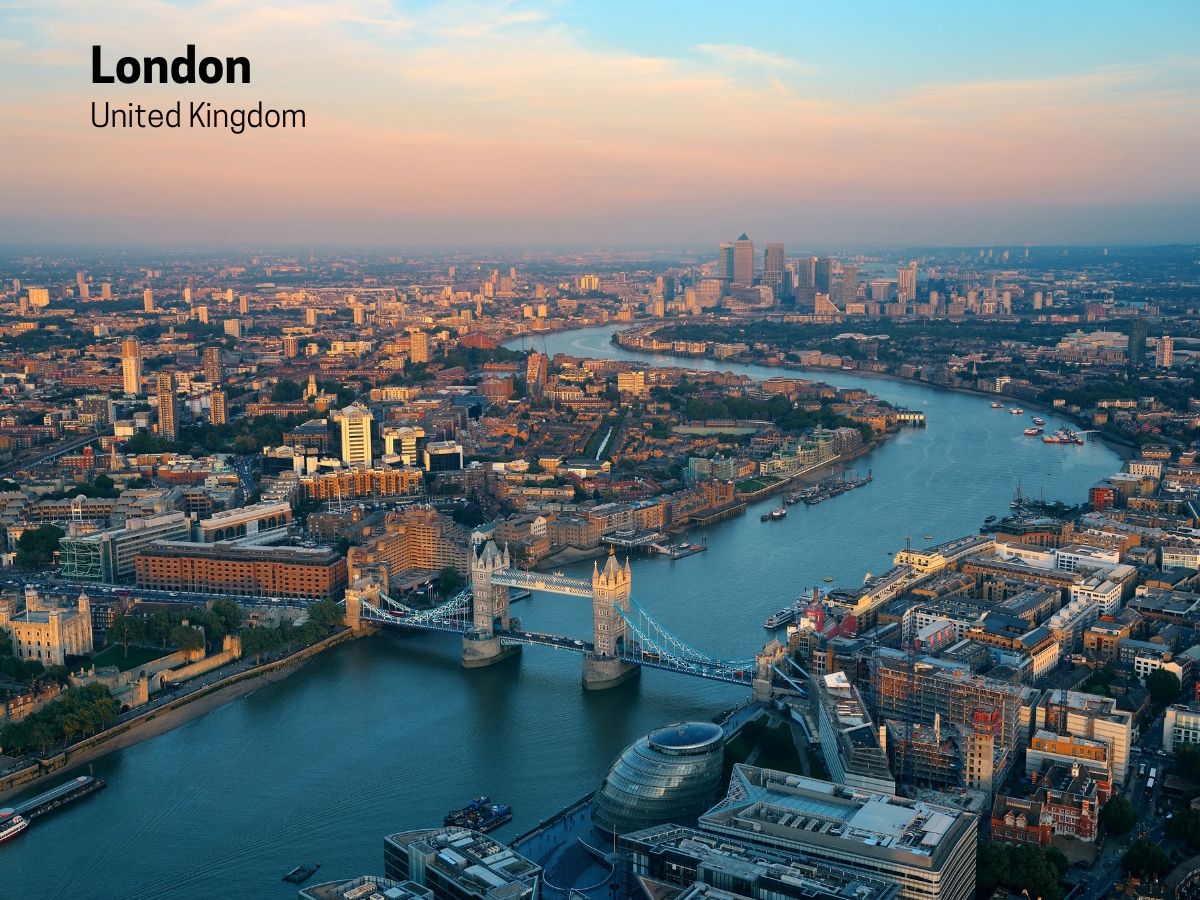 view-from-the-top-10-stunning-aerial-views-of-capital-cities-around-the-world London, UK(Image Credit- Canva) - Photo Gallery