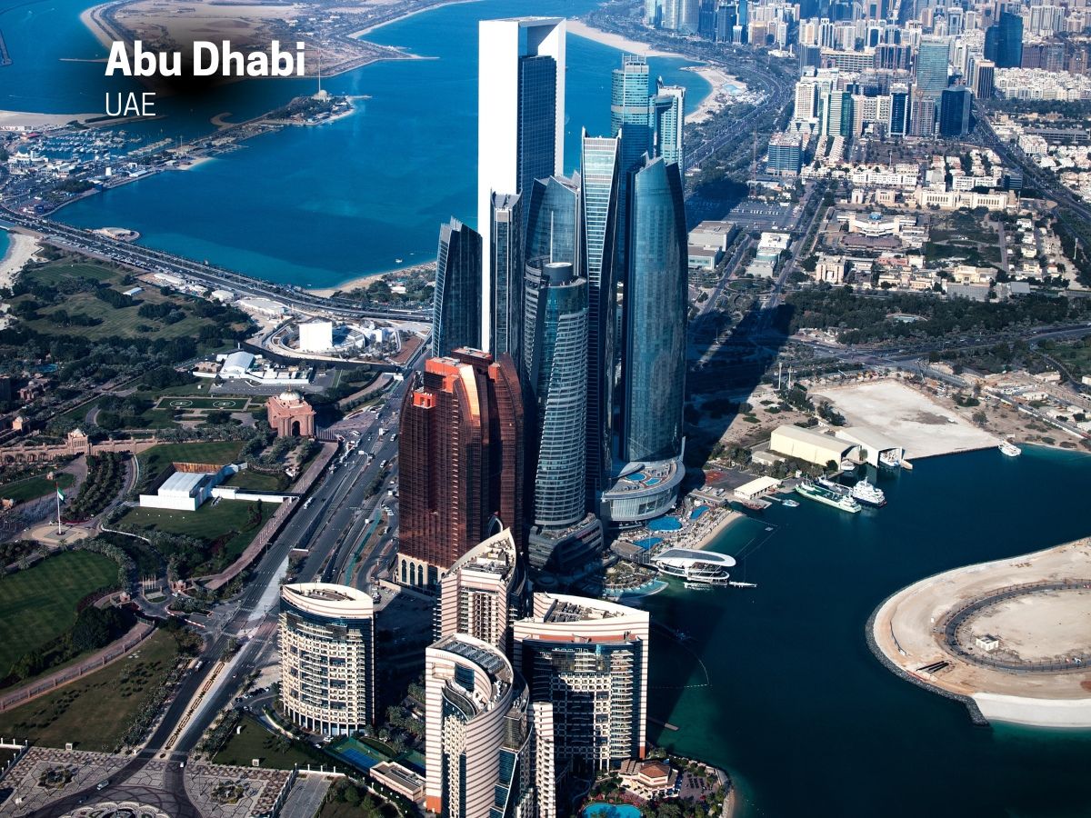 view-from-the-top-10-stunning-aerial-views-of-capital-cities-around-the-world Abu Dhabi, UAE(Image Credit- Canva) - Photo Gallery